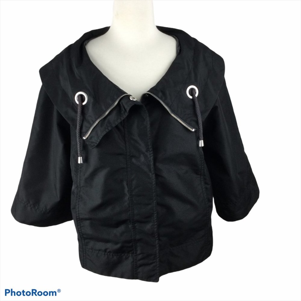 Mossimo Black Crop Jacket, Size Medium